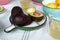 CABANAZ - bord, keramiek, SERVING TRAY ROUND, set 2, donkergroen
