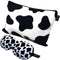 SMUG 3D Slaapmasker met Opbergzakje - 100% Verduisterend - Ergonomisch Oogmasker - Cow Print