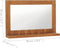 vidaXL - Wandspiegel - met - schap - 60x12x40 - cm - massief - teakhout