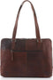 The Chesterfield Brand Leren Schoudertas Bruin Flint