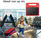 imoshion Tablet Hoes Kinderen Geschikt voor Samsung Galaxy Tab A7 - imoshion Kidsproof Backcover met handvat - Rood /Rood