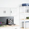 vidaXL - Garagewandkast - bewerkt - hout - wit
