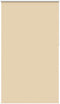 vidaXL - Rolgordijn - verduisterend - 140x210 - cm - stofbreedte - 136,6 - cm - beige