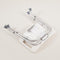 Comforthulpmiddelen Opvouwbare douchekruk - Lichtgewicht aluminium - Verstelbare hoogte 37-41 cm - Wit