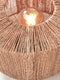 GOOD&MOJO Tafellamp Iguazu - Jute/Bamboe Zwart - Ø30x45cm -