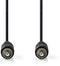 Nedis CAGB24170BK20 - Digitale audiokabel RCA - 200cm - Zwart