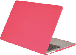 Lunso Geschikt voor MacBook Pro 15 inch (2012-2015) cover hoes - case - Mat Roze