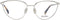 Max Mara MM5057 54032 bril zonder sterke - Dames - Goudkleurig