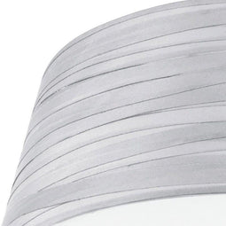 EGLO Fonsea - Plafonnière - 2 Lichts - Ø375mm - Wit - Zilver