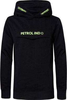 Petrol Industries - Jongens Comfy hoodie - Katoen - Zwart - Maat 176