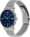 Emporio Armani AR11674 - Polshorloge - 39mm met blauwe sunray-wijzerplaat - Zilverkleurig