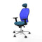 Piqueras y Crespo 2D086G1 - Bureaustoel - Verstelbare hoogte met armleuning - Blauw Groene benzine