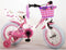 Volare Rose Kinderfiets - Meisjes - 14 inch - Roze/Wit - 95% afgemonteerd