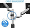 V7 DM1DTA-1E - Bureau TV houder - Max. 32