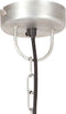 vidaXL Hanglamp industrieel rond 25 W E27 30 cm zilverkleurig
