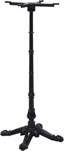 vidaXL Bistrotafelpoot 52x52x108 cm gietijzer zwart