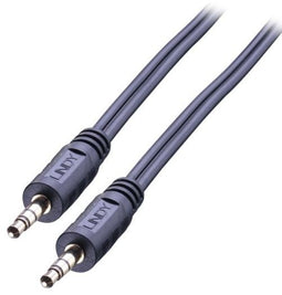 Lindy 35643 - Jackplug Audio Aansluitkabel 3,5 mm - 3 m - Zwart