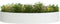 vidaXL - Tuinplanter - Wit - 120x120x20 - cm - Staal