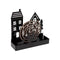 Steun voor anti-muggen spiralen Versa Zwart Metaal 5 x 17 x 17 cm Huis