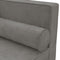 vidaXL - Chaise - longue - met - kussens - en - bolster - fluweel - lichtgrijs