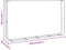 vidaXL - Haardhoutrek - 250x25x150 - cm - gegalvaniseerd - staal