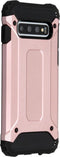 iMoshion Hoesje Geschikt voor Samsung Galaxy S10 Hoesje - iMoshion Rugged Xtreme Backcover - Rosé