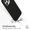 Accezz Liquid Silicone Backcover - iPhone 15 Pro - Schokabsorberend - Zwart