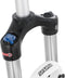 SrSuntour Suntour xcr32 air voorvork 26 lor 100mm wit