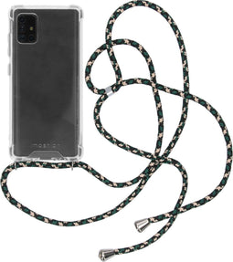 iMoshion Hoesje Geschikt voor Samsung Galaxy A51 Hoesje Met Koord - iMoshion Backcover met koord - Transparant