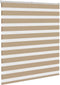 vidaXL - Zebra - Blind - 120x150 - cm - stofbreedte - 115,9 - cm - polyester - zandbruin