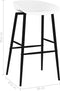 vidaXL - Barstoelen - 4 - st - wit