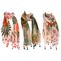 Doek Home ESPRIT Beige Multicolour Koraal (3 Stuks)