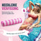 Travelly Waterhangmat - Luxe Drijvende Hangmat - Comfortabel en Duurzaam - Roze