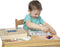Melissa & Doug | Luxe houten ABC/123-stempelset | Kunst en knutselen | Stempelsets en sjablonen | 3+ | Cadeau voor jongens en meisjes