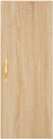 vidaXL - Hangkast - 34,5x34x90 - cm - sonoma - eikenkleurig