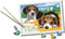 Ravensburger CreArt Beagle Puppies - Schilderen op nummer voor kinderen