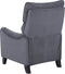 Beliani ROYSTON - TV-fauteuil - Grijs - Kunststof