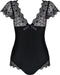 Obsessive Moketta Body - Erotische Body - Maat S/M - Zwart