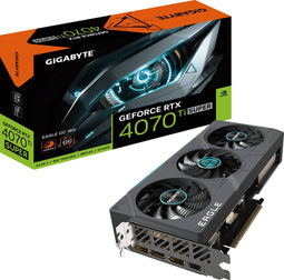 GIGABYTE GeForce RTX 4070 Ti SUPER EAGLE OC 16G - Videokaart - 16GB GDDR6X - PCIe 4.0 - 1x HDMI - 3x DisplayPort