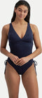 CYELL Midnight Zebra - Badpak - Voorgevormde cups V-hals - Donkerblauw