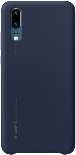 Huawei P20 - Silicon Case - Krasbestendig Schokbestendig - Blauw