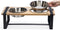 Designed by Lotte Karinto - Dinerset Hond - Hout/metaal - incl. 2 RVS bakjes - 56x28x18 cm