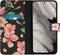iMoshion Hoesje Geschikt voor Google Pixel 8 Pro Hoesje Met Pasjeshouder - iMoshion Design Softcase Bookcase - Meerkleurig / Blossom Watercolor Black