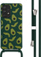 iMoshion Hoesje Geschikt voor Samsung Galaxy A33 Hoesje Met Koord - iMoshion Siliconen design hoesje met koord - Groen / Avocado Green