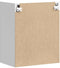vidaXL - Keukenwandkast - Lucca - bewerkt - hout - hoogglans - wit