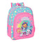 Schoolrugzak Gabby's Dollhouse Confetti Roze Turkoois 26 x 34 x 11 cm