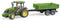 Bruder 2108 John Deere 5115 M - Tractor 1:16 - Kieptrailer - Groen Zwart Geel