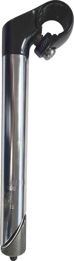 Leechi Stuurpen Vast Ø 25,4 Mm Staal Zilver/zwart