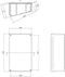 TEKO 215TP.5 Consolebehuizing (l x b x h) 216 x 130 x 80.5 mm ABS, PC Lichtgrijs 1 stuk(s)