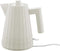 Alessi Plissé Waterkoker - 1L - Thermoplastisch - Wit